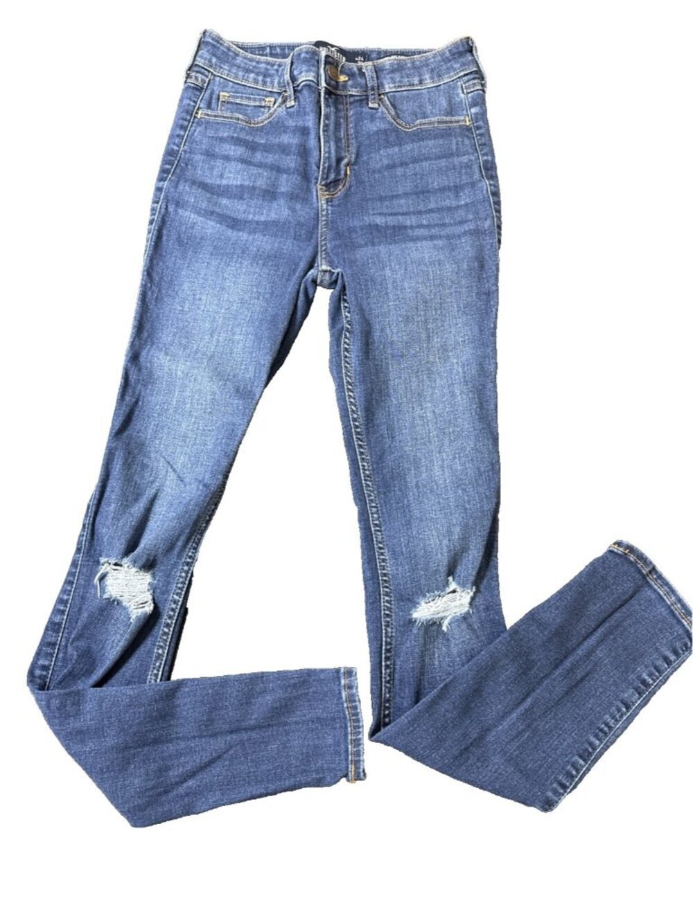 Hollister High-Rise Super Skinny Classic Stretch Jeans Women Size 24x30 (24x29)